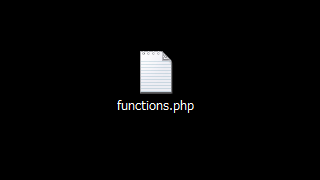 functions.phpファイルを作成